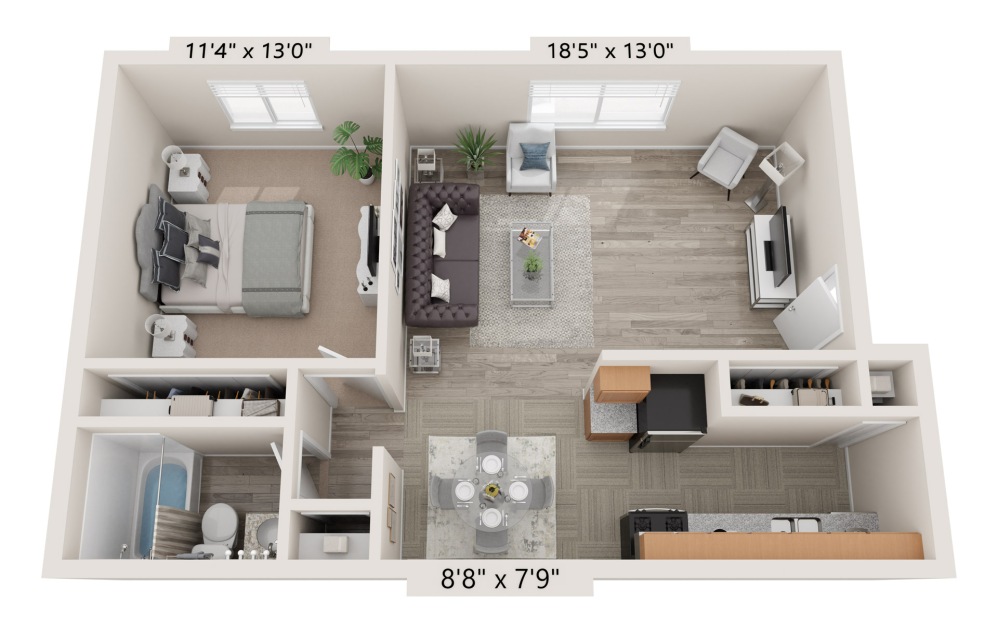 3D floor plan